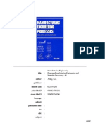 (Manufacturing Engineering and Materials Processing, 40.) Leo Alting - English Version Edited by Geoffrey Boothroyd.-Manufacturing Engineering Processes-Marcel Dekker (1994.)