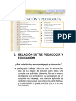 Educación y Pedagogía