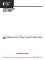 Comportamiento de mercados financieros