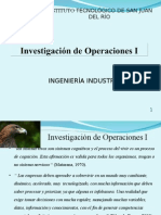 Diapositvas de Investigación de Operaciones I 2013