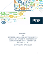 Reaserch On Effect of Social Media On Academic Performance: Study On The Students of University of Dhaka