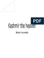Memoir of Kashmir