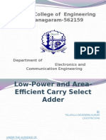 Low-Power and Area-Efficient Carry Select Adder