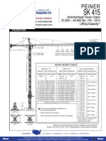 Hammerhead Tower Crane 22,025 - 44,050 Lbs. (10 - 20 T) Lifting Capacity