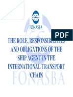 Obligation of A Ship Agent