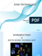 Sixth Sense Technology: Ishanth Kumar Agarwal