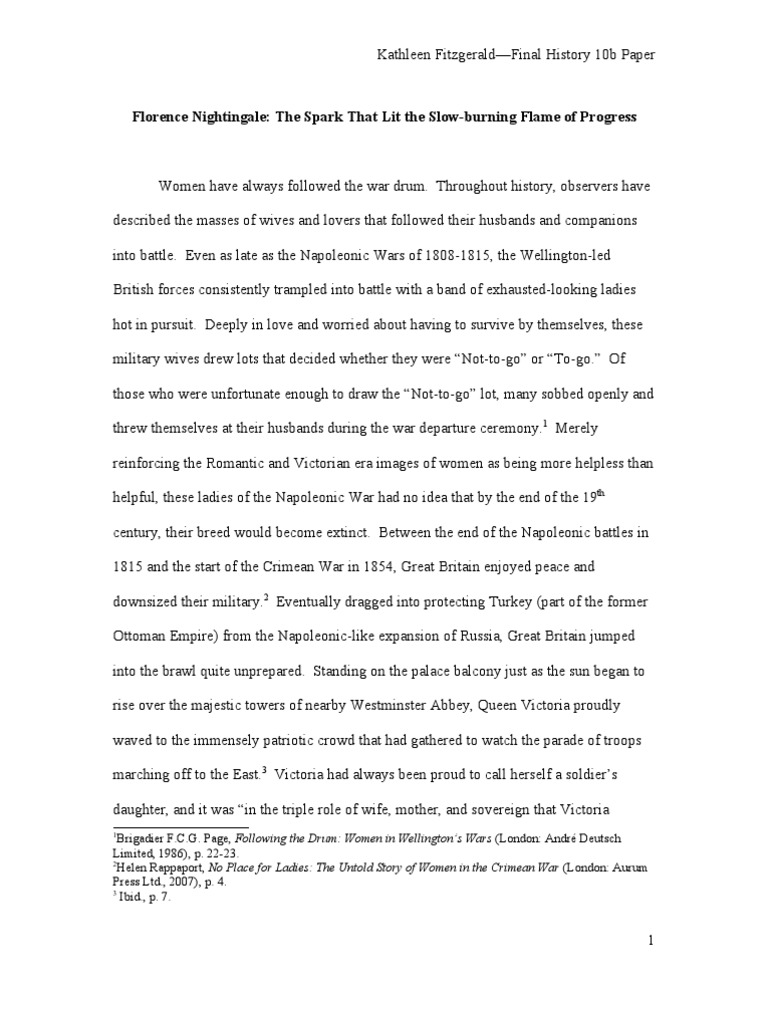 Florence nightingale essay in english image