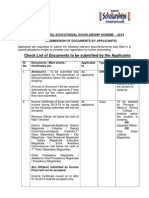 Submission Documents Applicants 2014 English