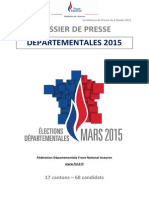 Dossier de Presse Departementales Aveyron 2015 