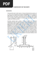 Coefficient of Viscosity