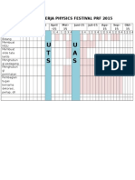 Timeline Kerja Physics Festival Prf 2015