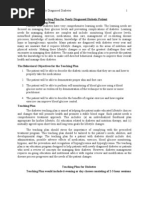 Download Diabetic Patient Teaching Plan by tanvir24sami SN25516321 doc pdf