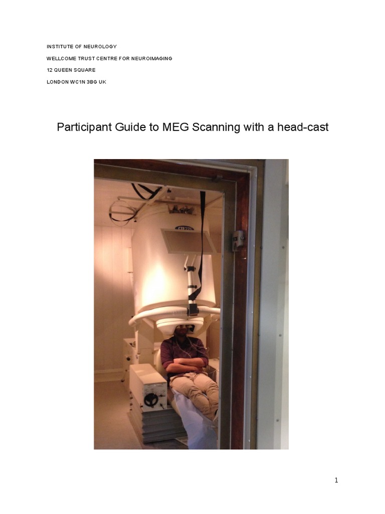 Participant Guide: MEG Scanning Study | PDF | Neuroimaging ...