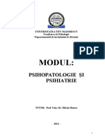 Psihopatologie Şi Psihiatrie 