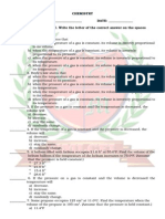 Chemistry NAME: - DATE: - I. MULTIPLE CHOICE. Write The Letter of The Correct Answer On The Spaces Provided