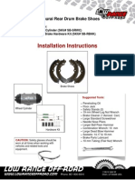 Suzuki Samurai Rear Drum Brake Shoes