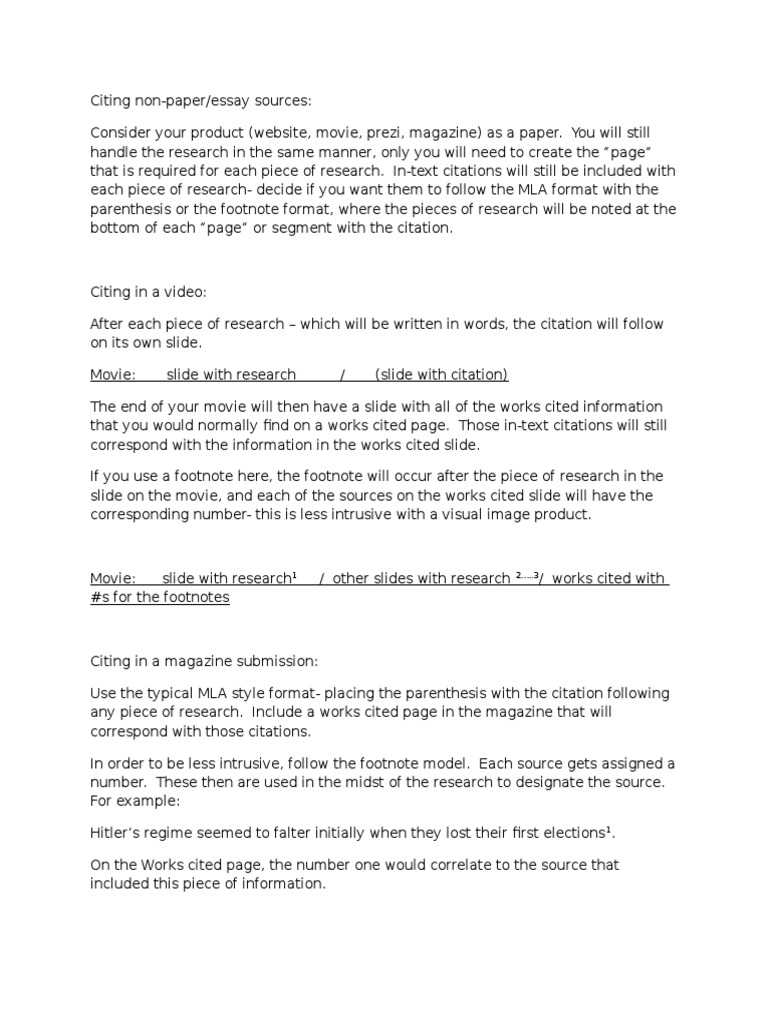 Citations For Projects Citation Semiotics