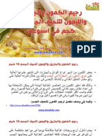 رجيم الكمون والجنزبيل والليمون لتنحيف الجسم 10 كجم في اسبوعين PDF