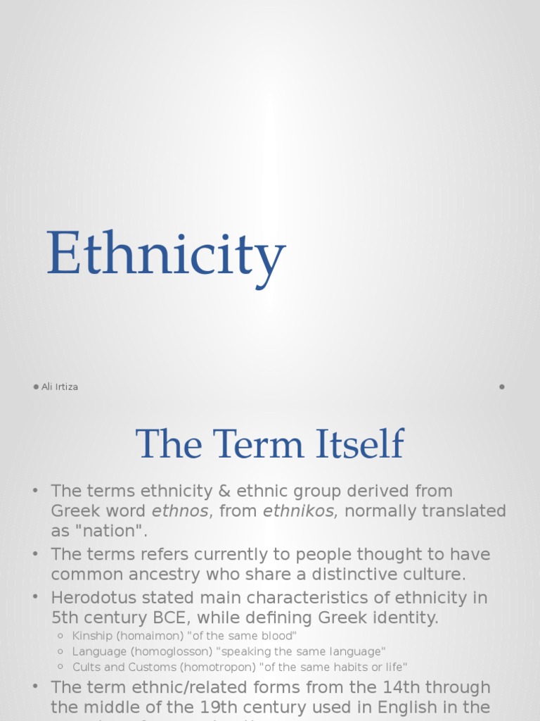 What Is Ethnicity | PDF | Ethnic Groups | Race (Human Categorization)