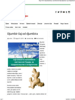 Djumbir Čaj Od Djumbira - Dijeta I Zdravlje PDF