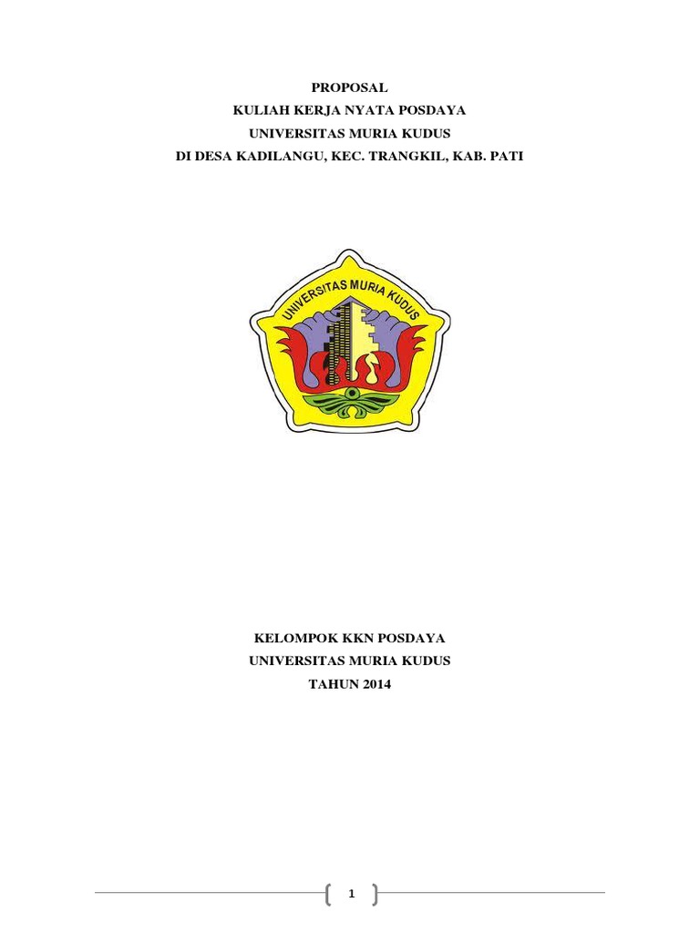Contoh Proposal KKN | PDF