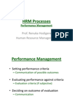 HRM Processes: Prof. Renuka Hodigere Human Resource Management