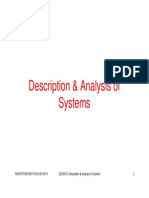 F06/F07/F08/F09/F10/S13/S14/S15 ELEG315: Description & Analysis of Systems