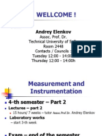 Meassurement and Instrumentation