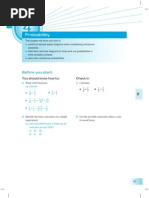 Probability: Before You Start