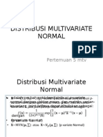 Distribusi Multivariate Normal dalam