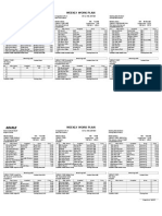 Weekly Work Plan: No. Phy. Name Hospital Area Time No. Phy. Name Hospital Area Time No. Phy. Name Hospital Area Time