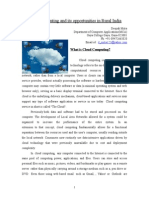 Cloud Computing and Its Usefulness in Rural India