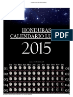 Honduras Moon Calendar 2015 Phases