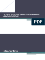 Comparing the Great Depression and Recession in America: Causes, Effects, and Lessons