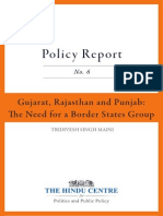 Policy Report: Gujarat, Rajasthan and Punjab: The Need For A Border States Group