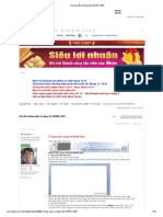 Hướng Dẫn Sử Dụng MS WORD 2007