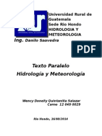 Hidrologia y Meteorología