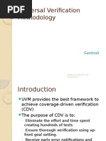 UVM Presentation Santhosh