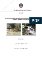 Reporte Evaluacion de Riesgo en Microcentrales Hidroelectricas