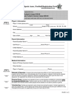 JR Pirates Registration Form 2015