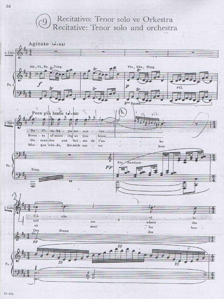 Bad-I Sabaya Sorsunlar Vocal Score | PDF
