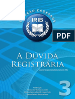 A Duvida Registraria