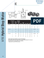 AMP HT34 Stepper Motor Specsheet