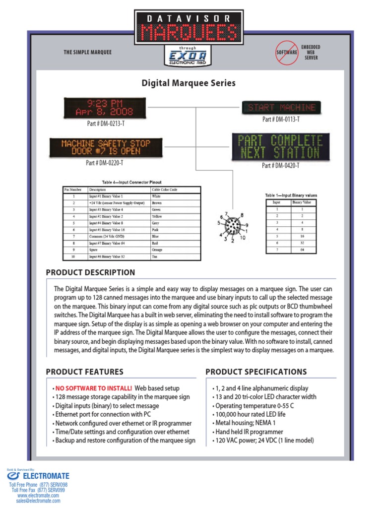 Exor Marquee Catalog | PDF