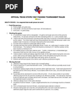 2015 Official Texas State 7on7 Rules