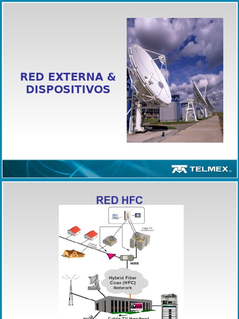Red Externa (HFC - Fibra Optica) | PDF | Cable coaxial | Transmisor