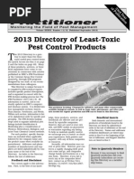 Directory of Least Toxic Pest Control Products Gardening Guidebook