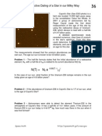 Radioactive Dating of Stars.