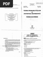 954 Teoria Probabilitatilor Culegere de Probleme Beganu | PDF