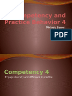 Competency and Practice Behavior 4